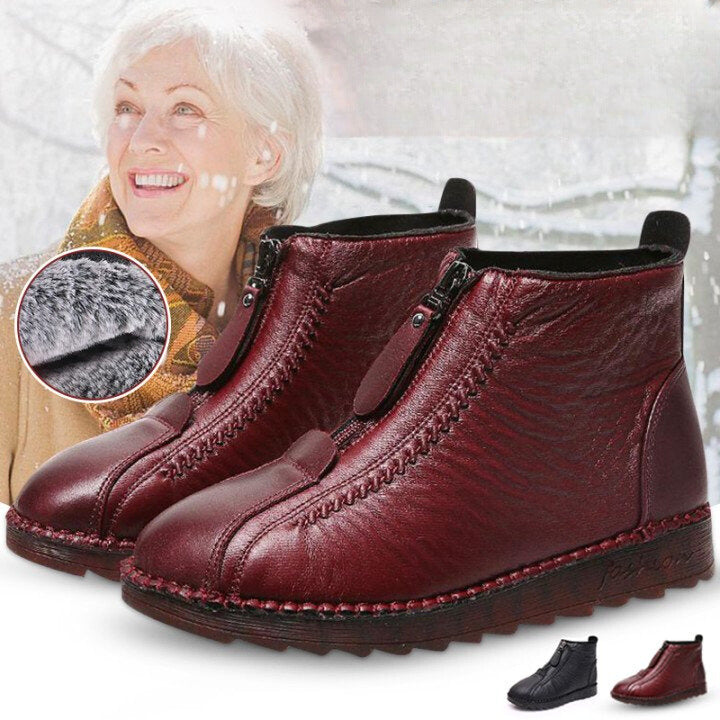 Botas antiderrapantes em couro sintético: elegância e segurança no dia a dia