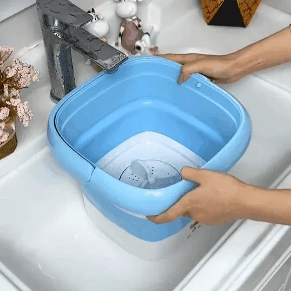 Mini přenosná pračka: rychlé praní a sušení 